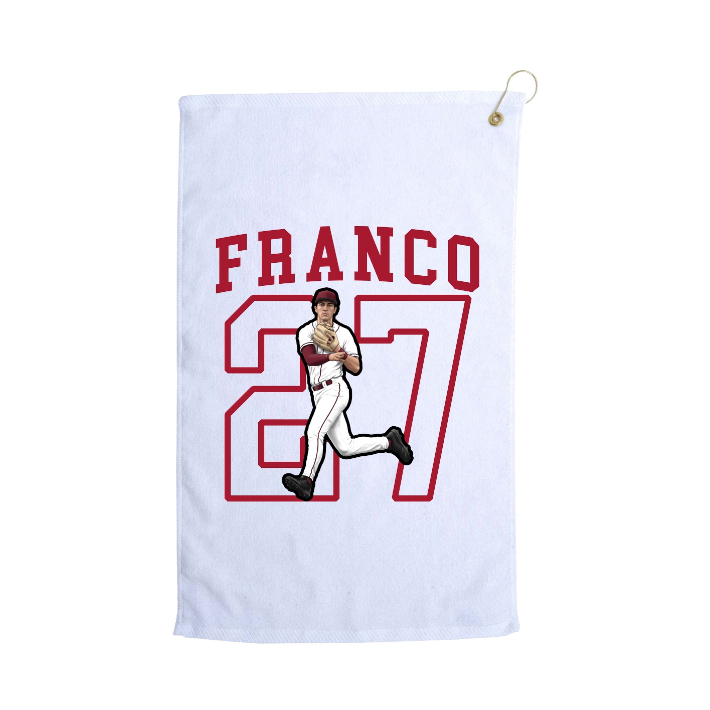 Golf Towel — Shirsey in White