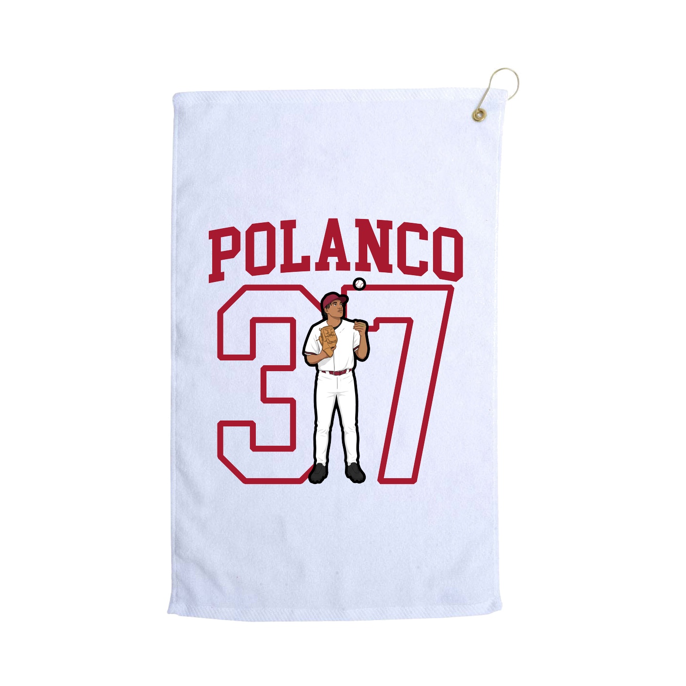 Golf Towel — Shirsey in White