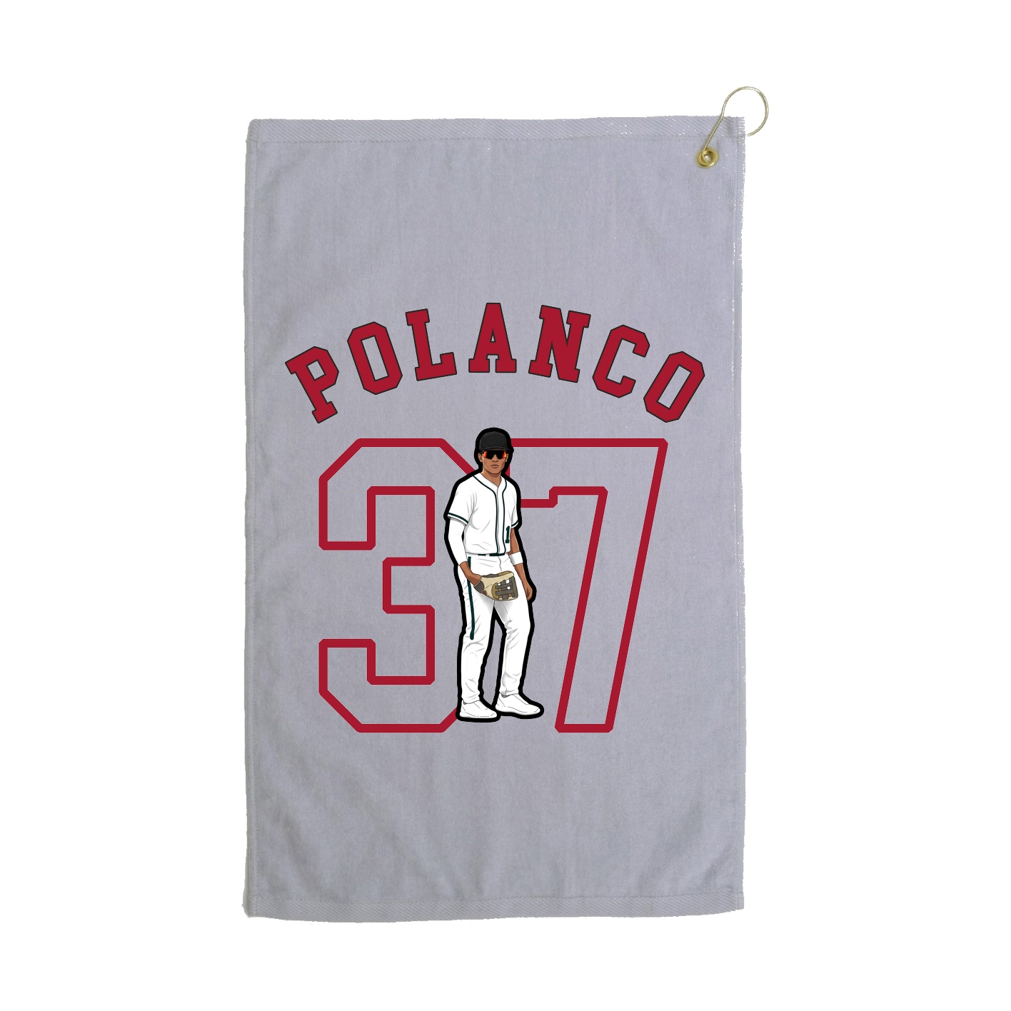 Golf Towel — Shirsey Arch in Grey