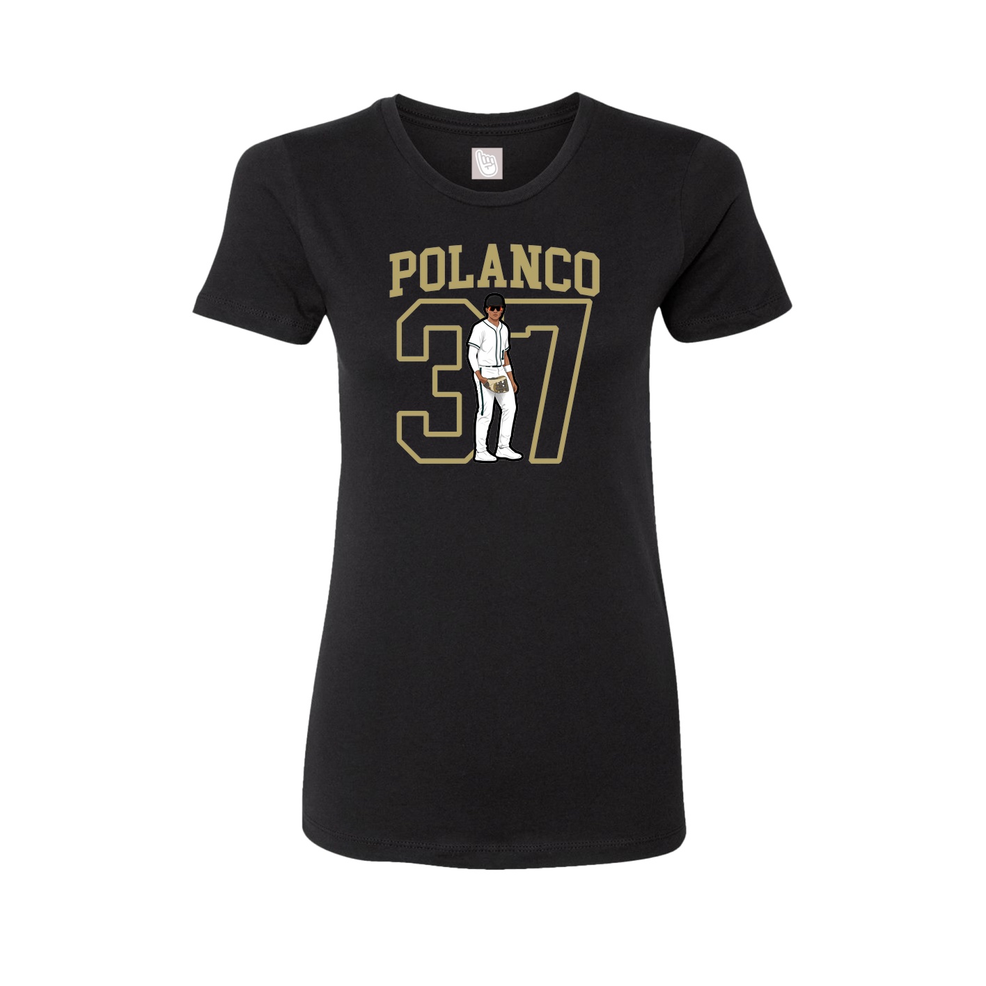 Fitted Women's Tee — Shirsey in Black