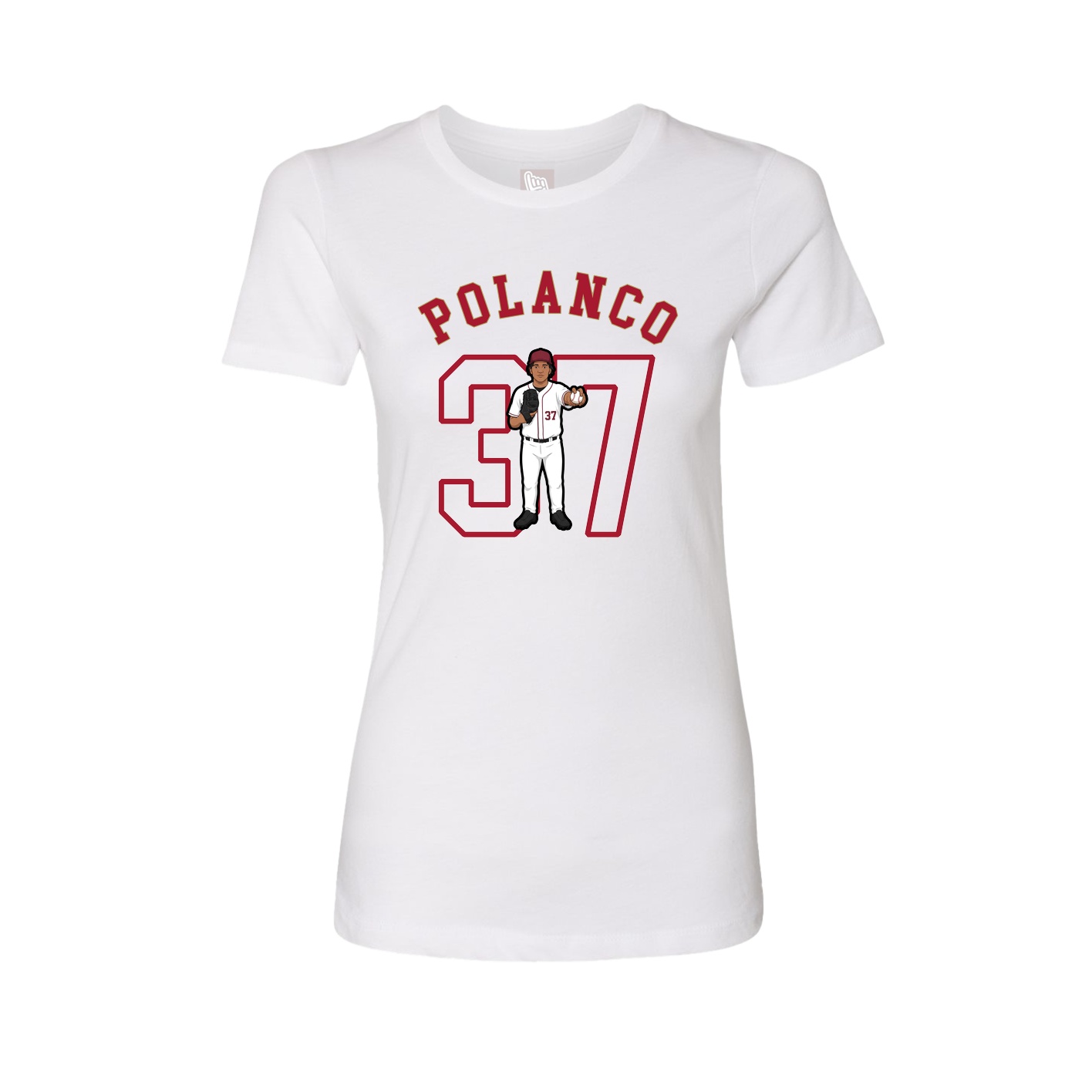 Womens Tee — Shirsey Arch in White