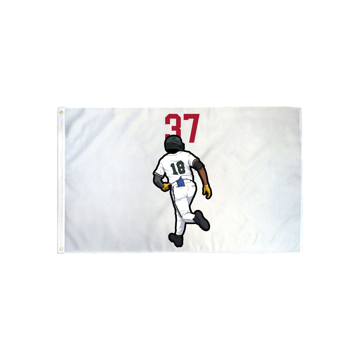 3x5 Flag — Number Top in Classic