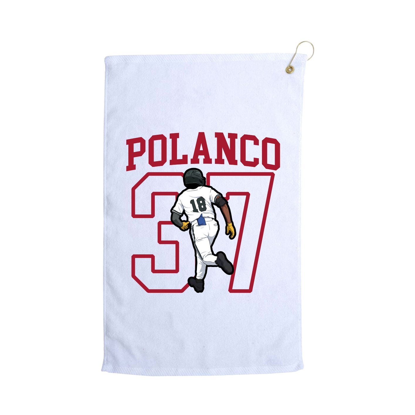 Golf Towel — Shirsey in White