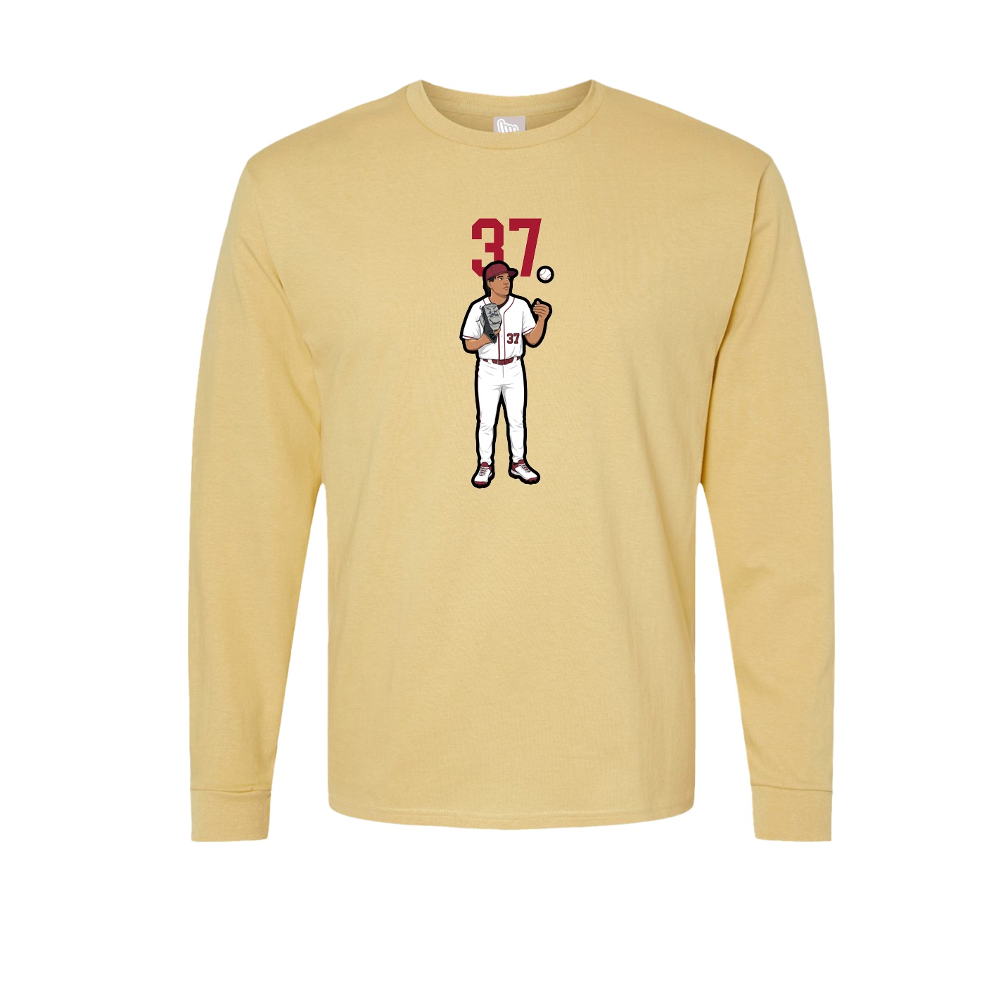 Long Sleeve Tee — Number Top in Vegas Gold