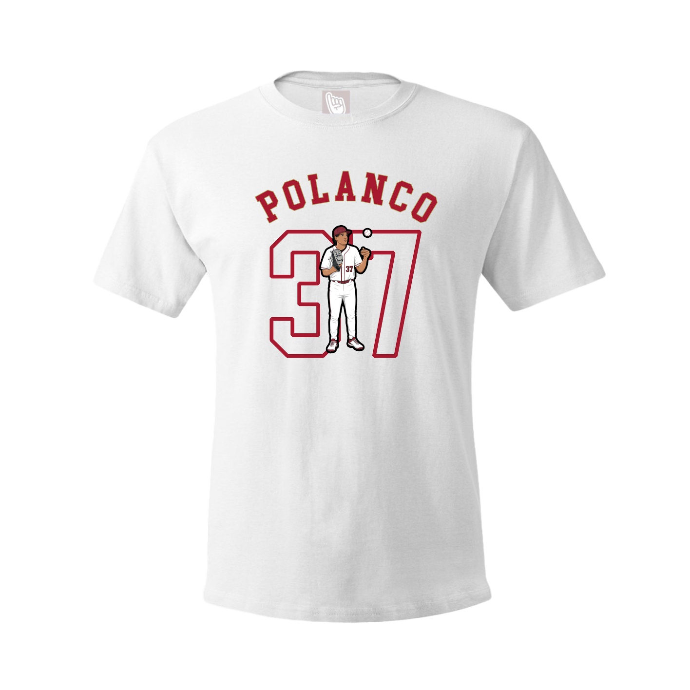 Youth Tee — Shirsey Arch in White