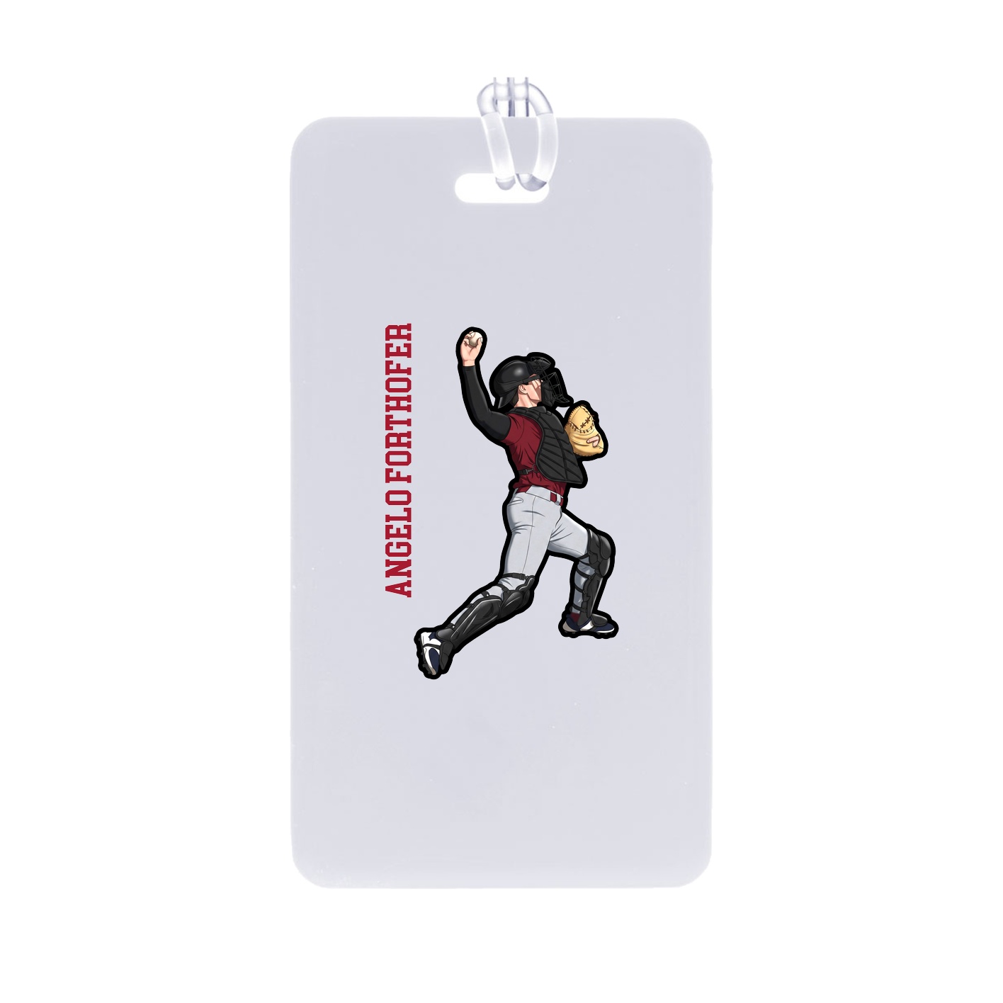 Bag Tag — Name Vertical in Classic