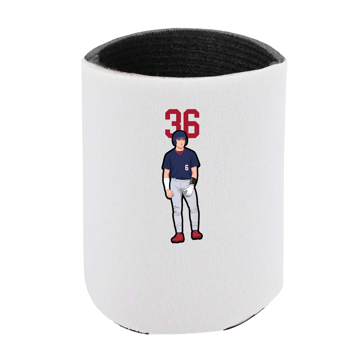 Can Holder — Number Top in White