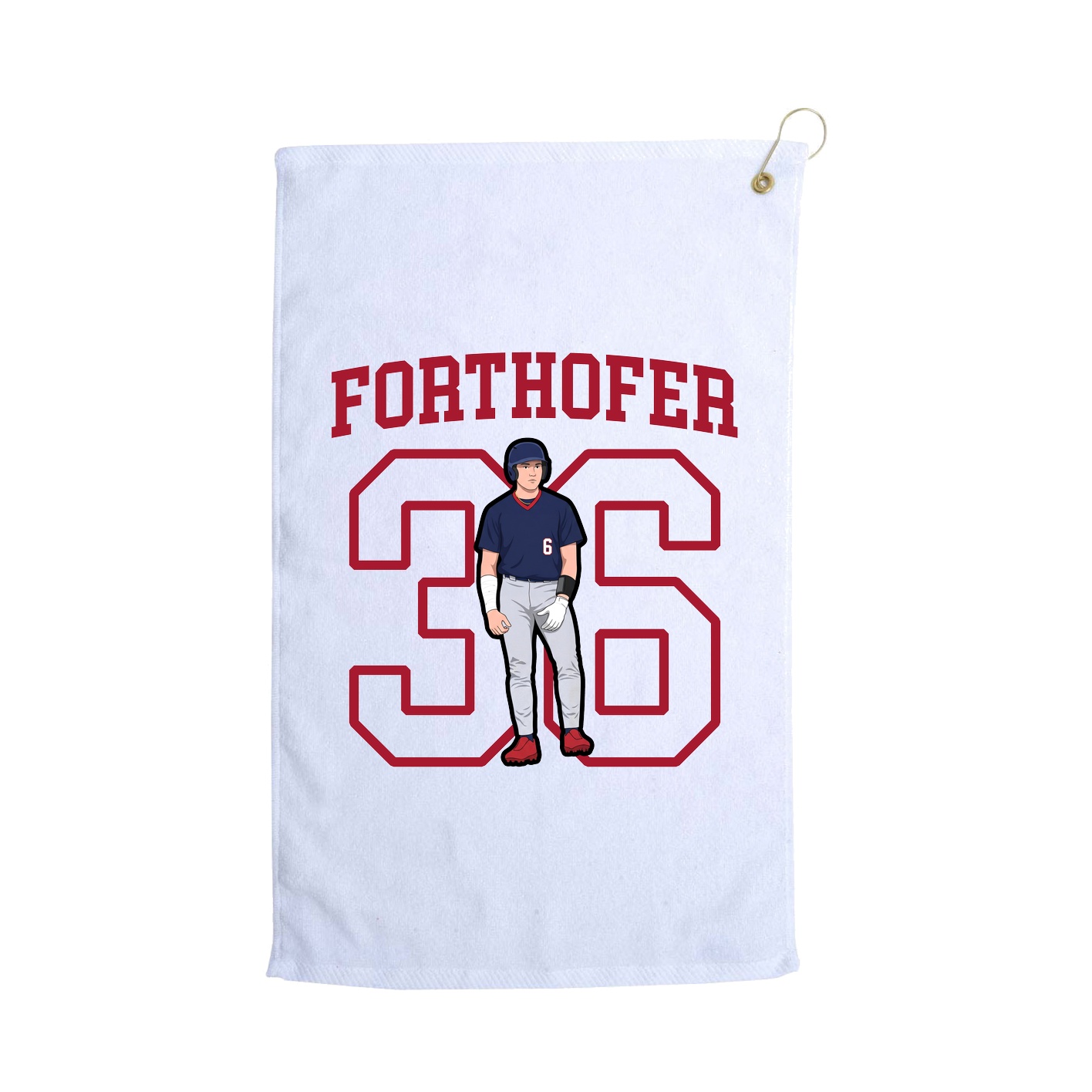 Golf Towel — Shirsey in White