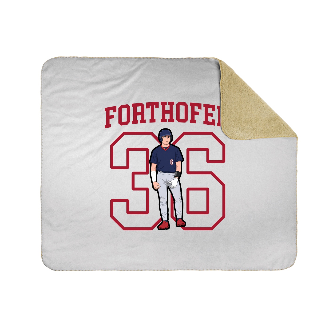 Throw Blanket — Shirsey in White
