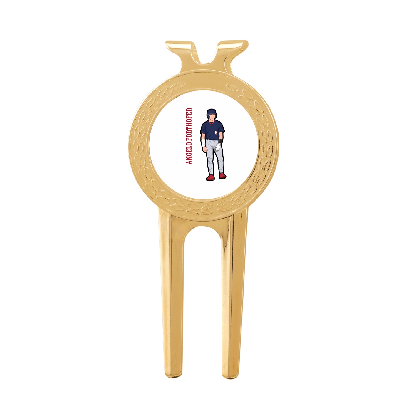 Divot Tool with Ball Marker — Name Vertical in Classic