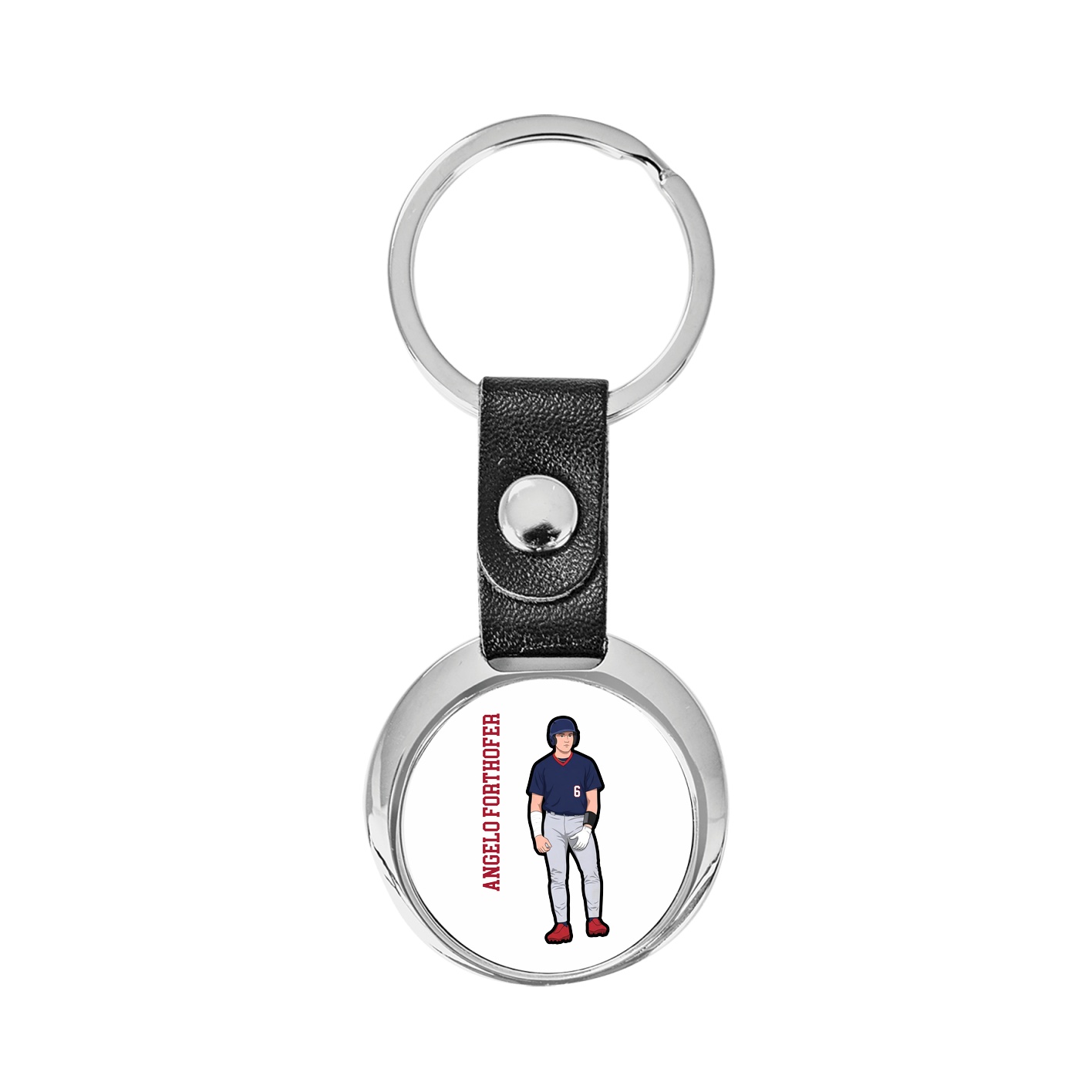 Key Chain — Name Vertical in Classic