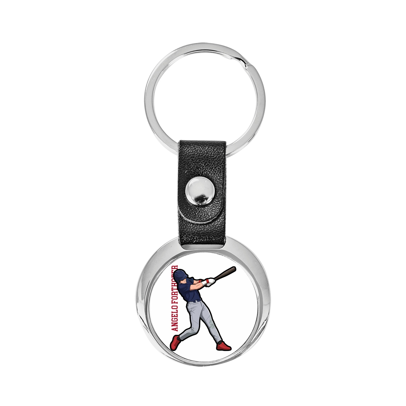 Key Chain — Name Vertical in Classic