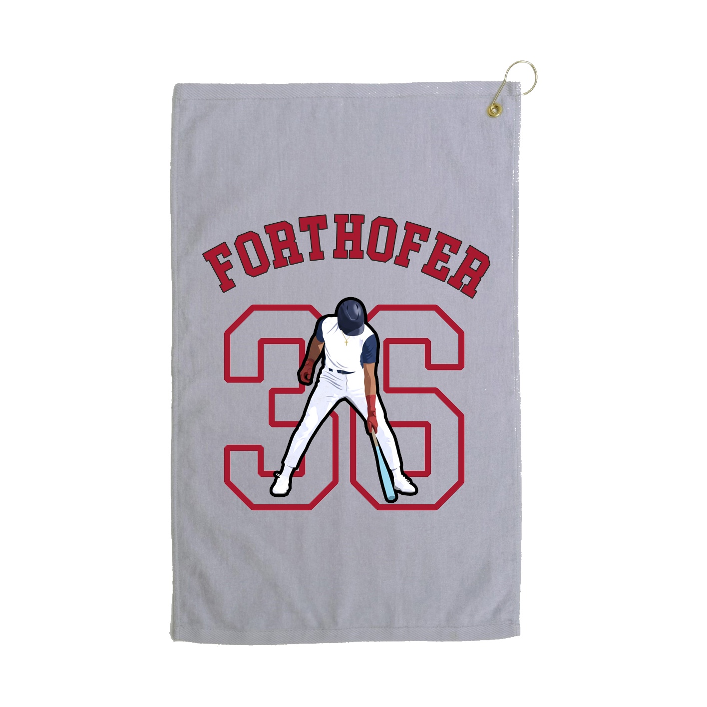 Golf Towel — Shirsey Arch in Grey