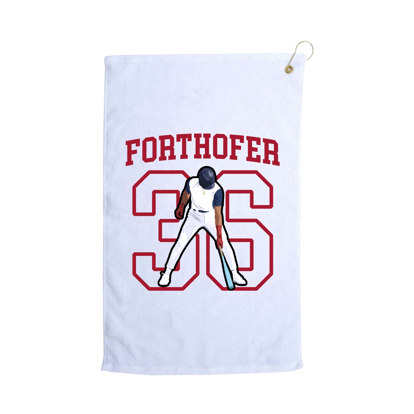 Golf Towel — Shirsey in White