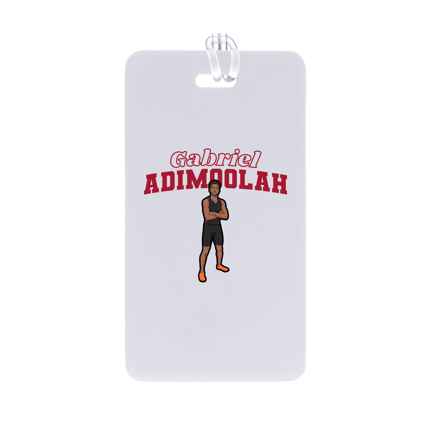 Bag Tag — Name Arch in Classic