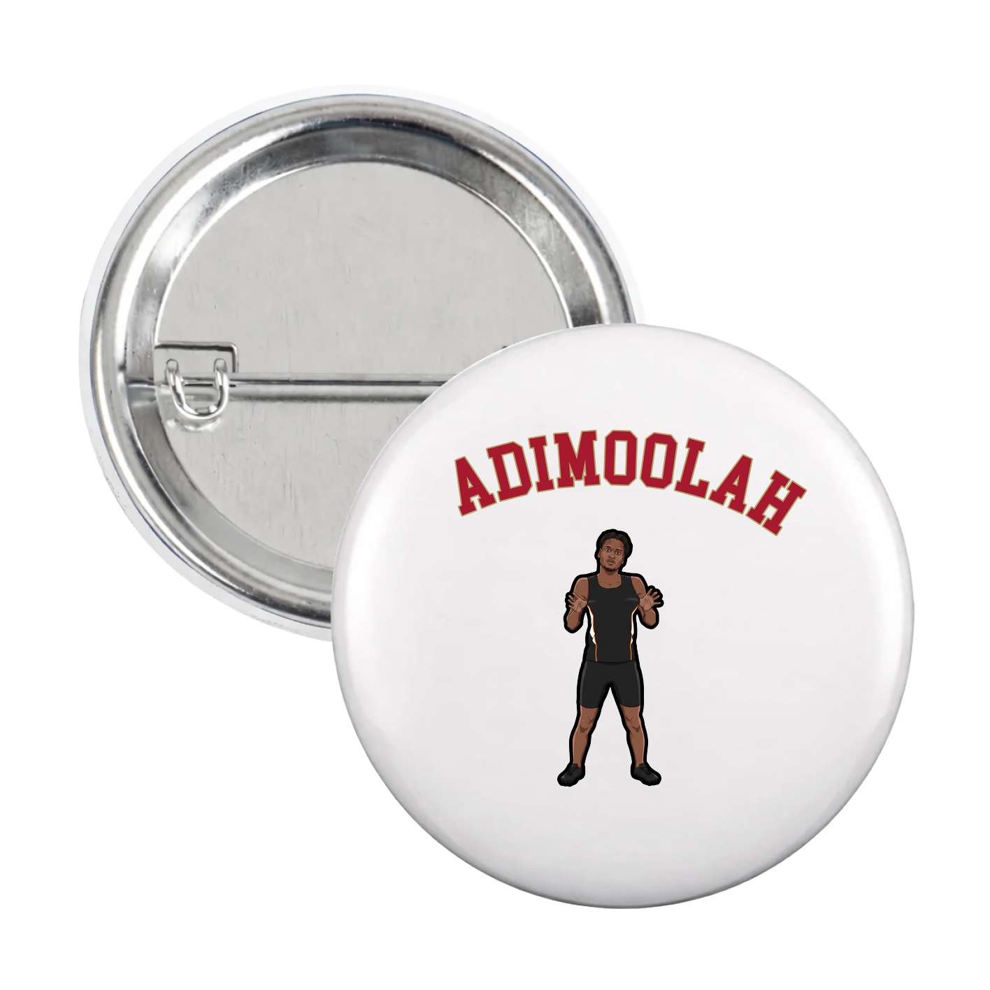Game Day Button — Shirsey Arch in White