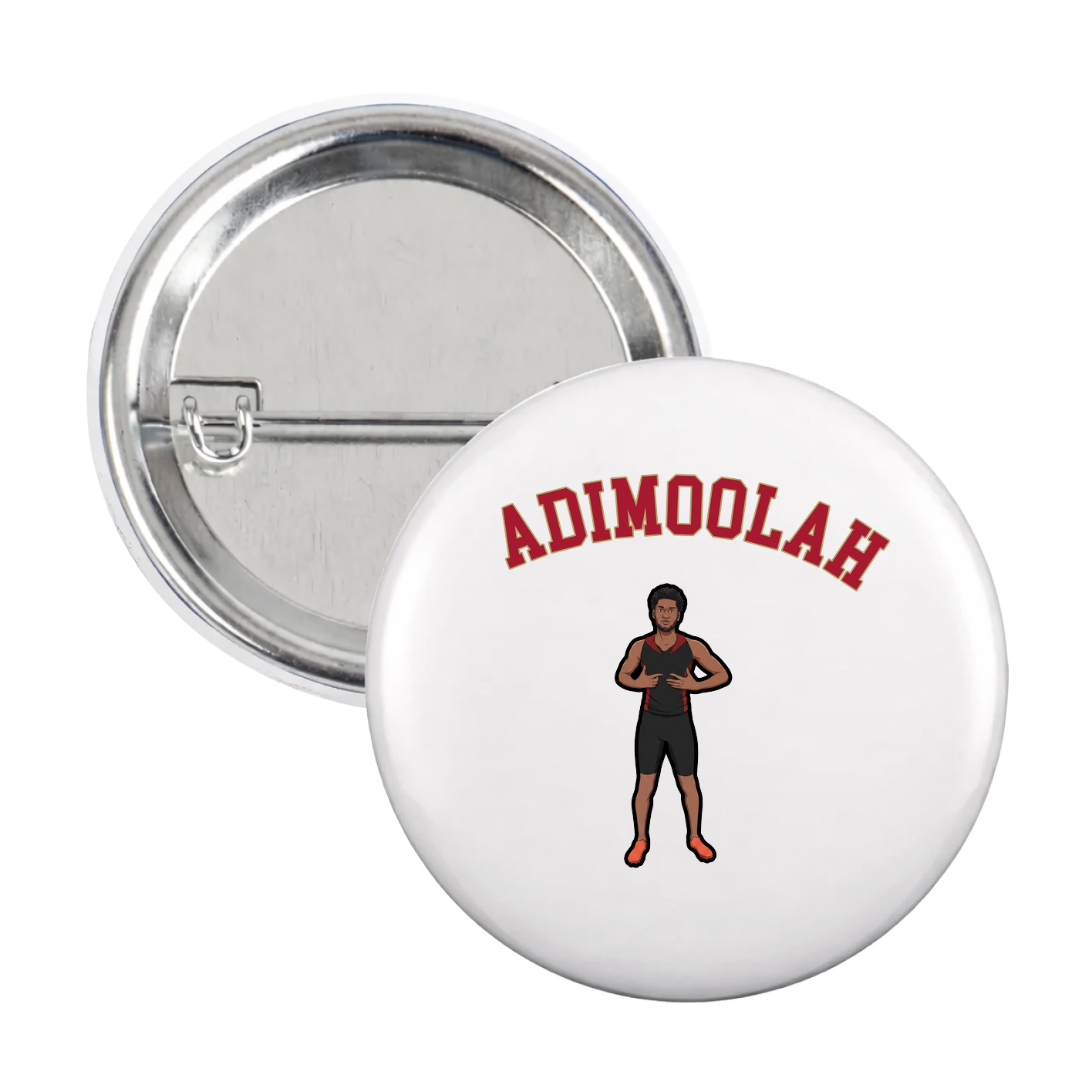 Game Day Button — Shirsey Arch in White