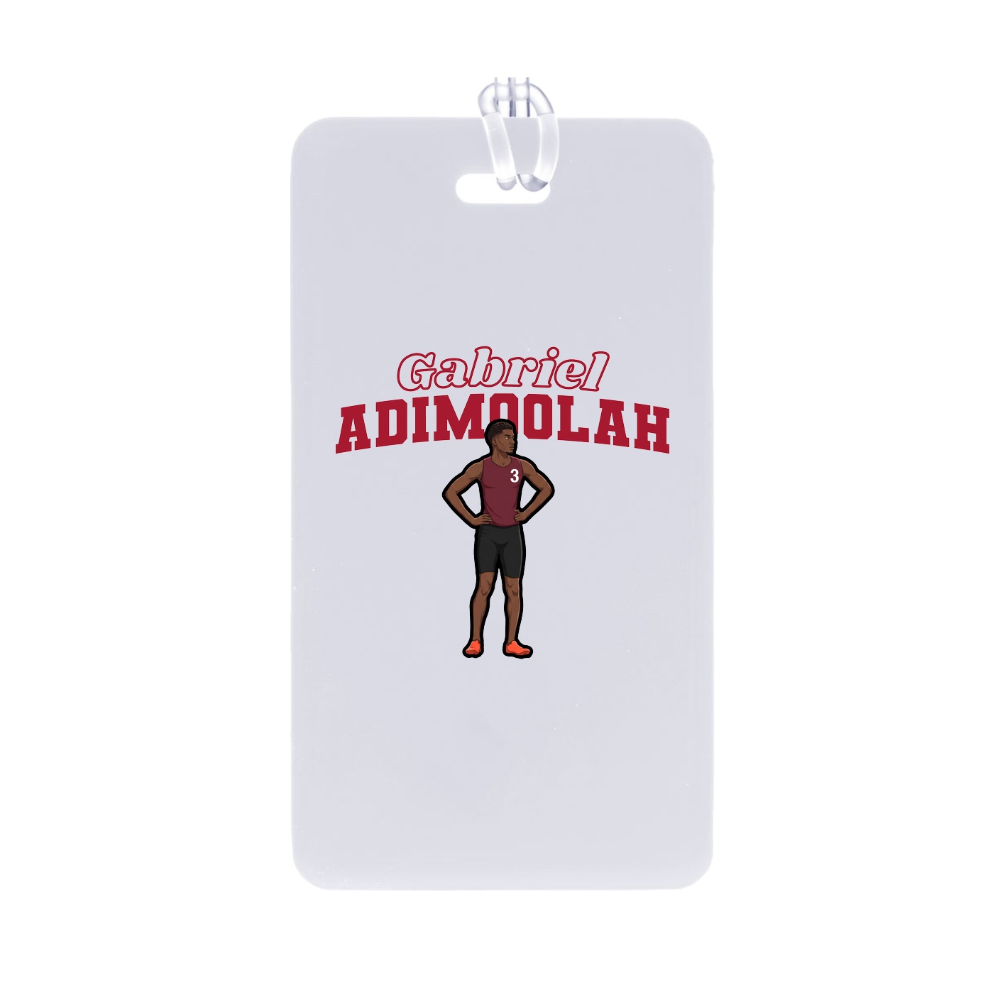Bag Tag — Name Arch in Classic