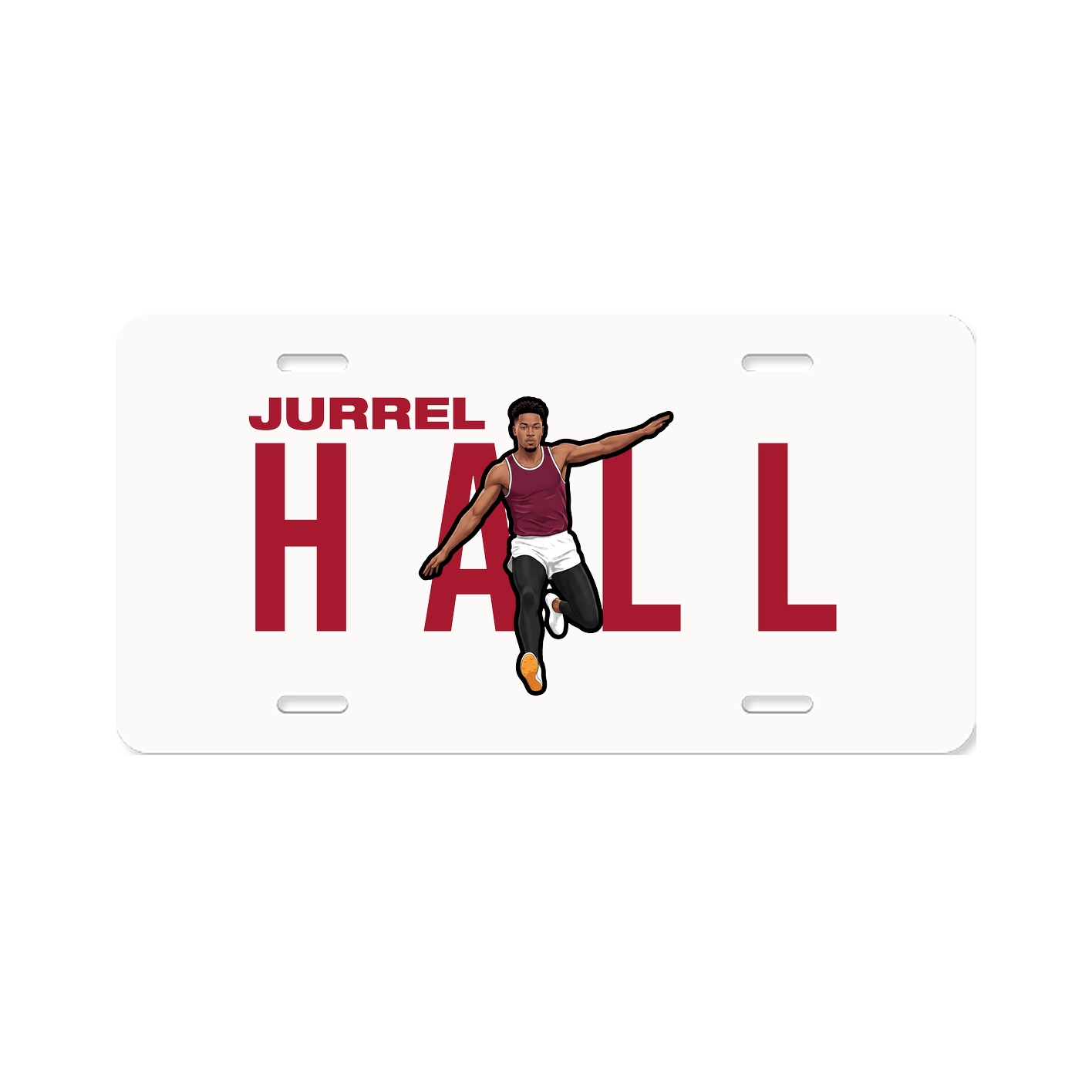 License Plate — Player Name in Classic