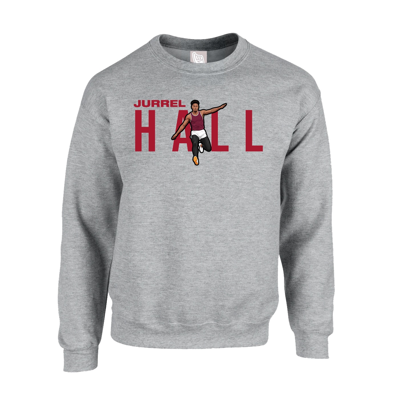 Fleece Crew — Player Name in Grey