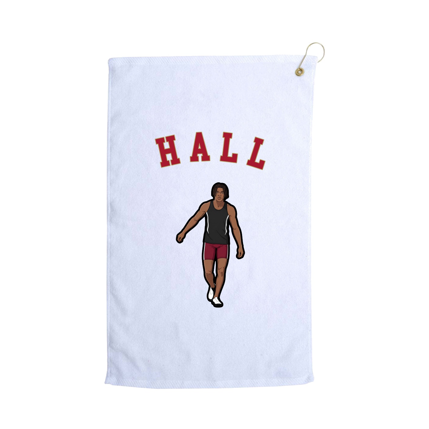 Golf Towel — Shirsey Arch in White