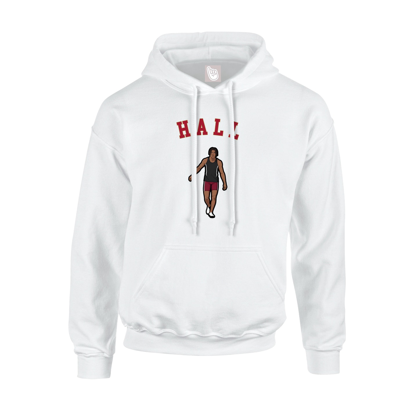 Hoodie — Shirsey Arch in White