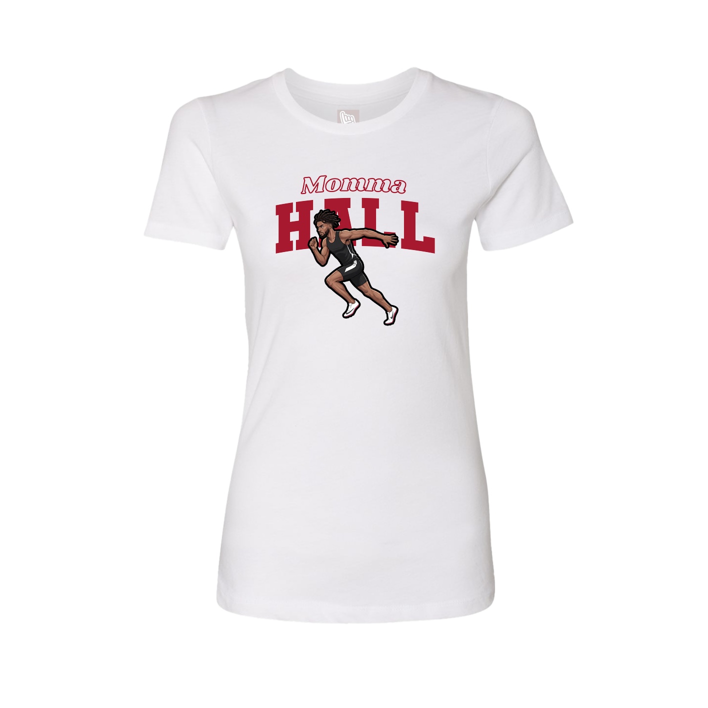 Womens Tee — Mothers Day Block in White