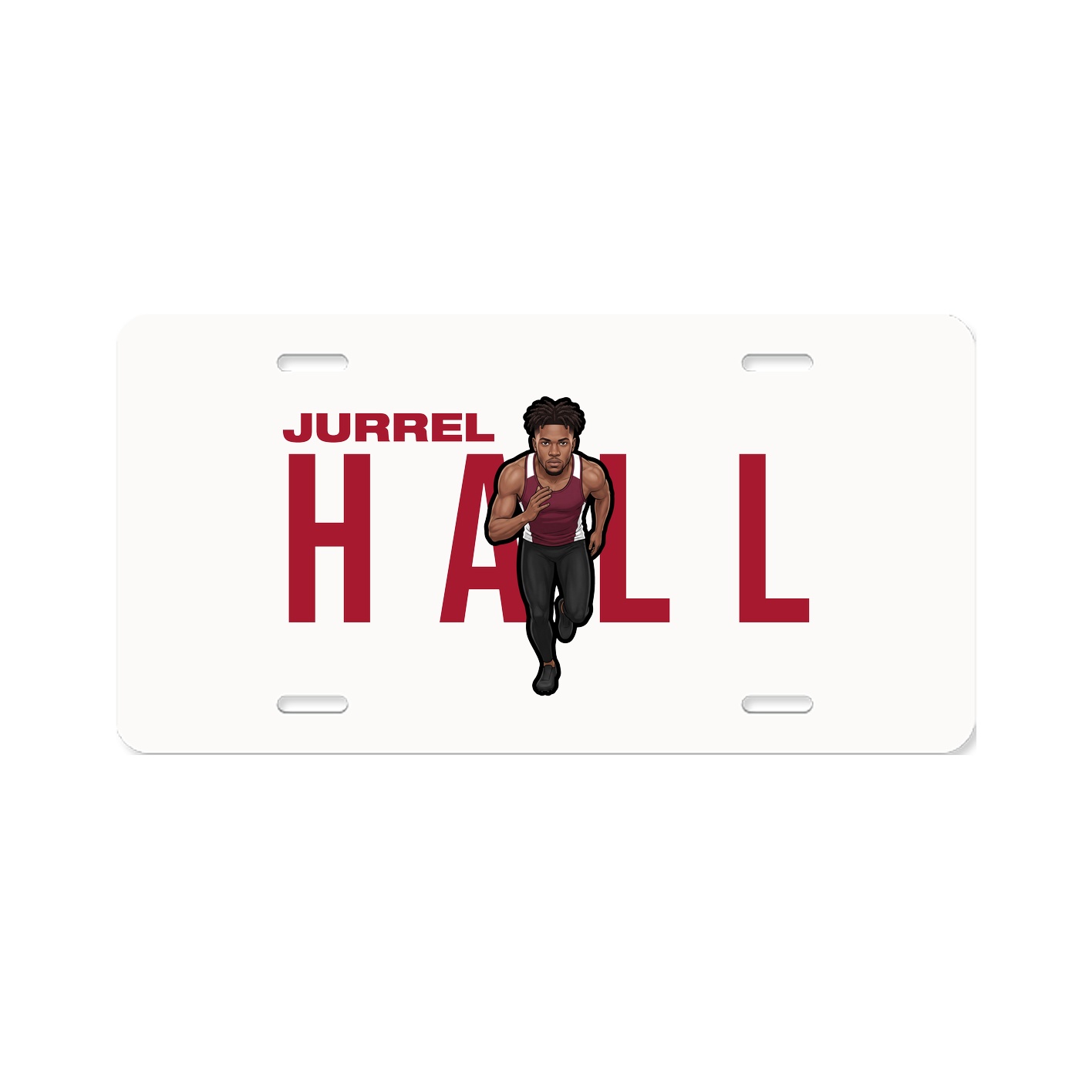 License Plate — Player Name in Classic