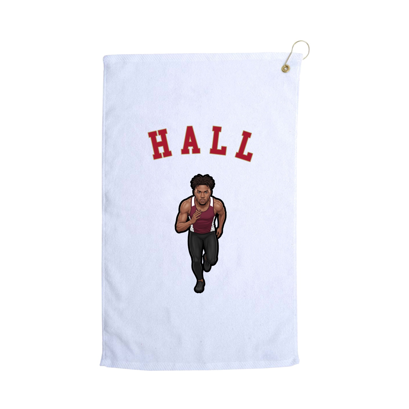 Golf Towel — Shirsey Arch in White