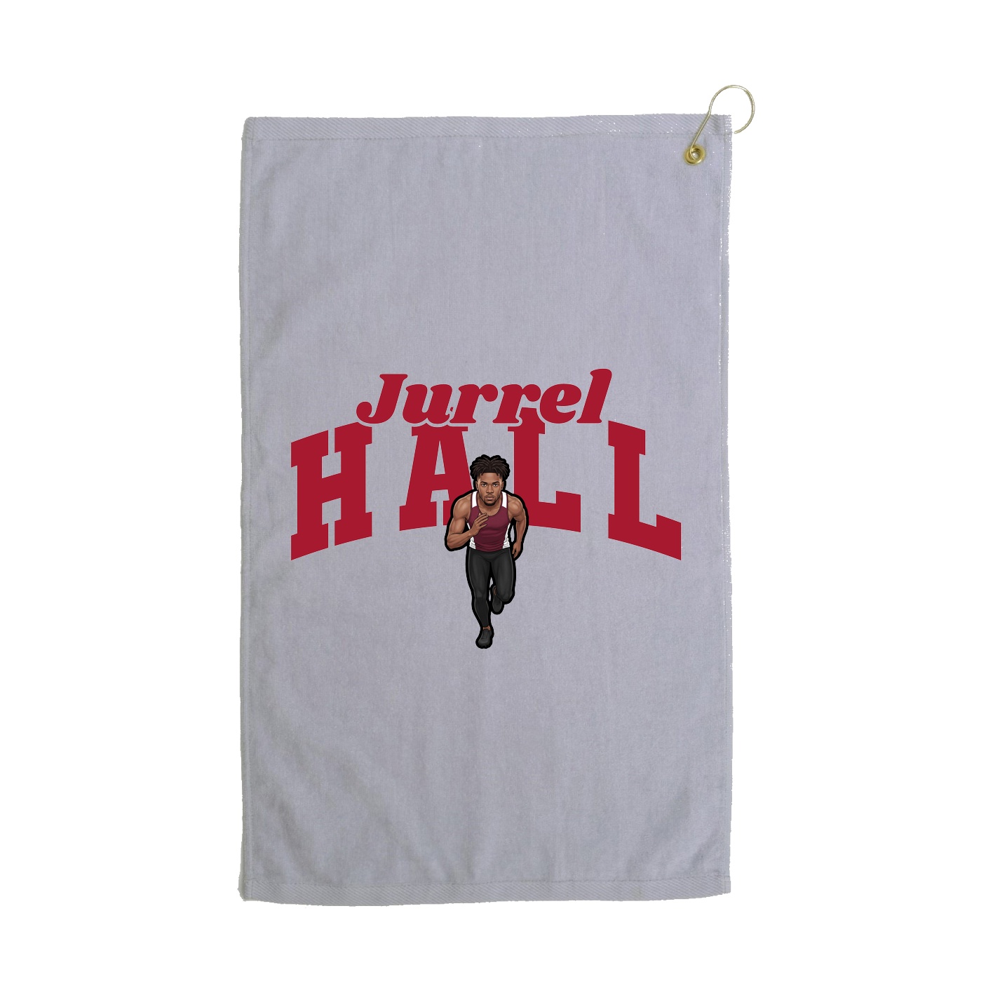 Golf Towel — Signature Arch in Grey