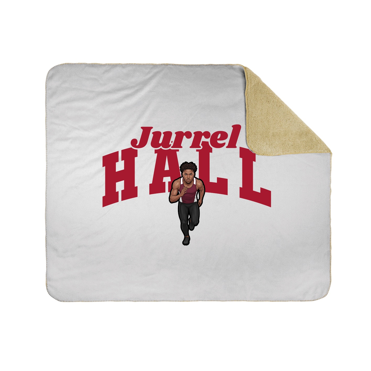 Throw Blanket — Signature Arch in White