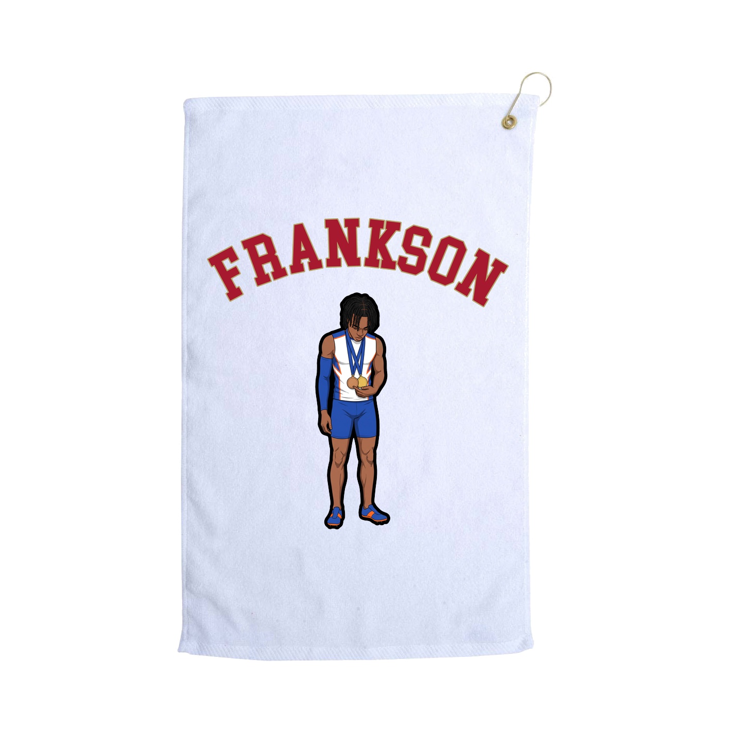 Golf Towel — Shirsey Arch in White