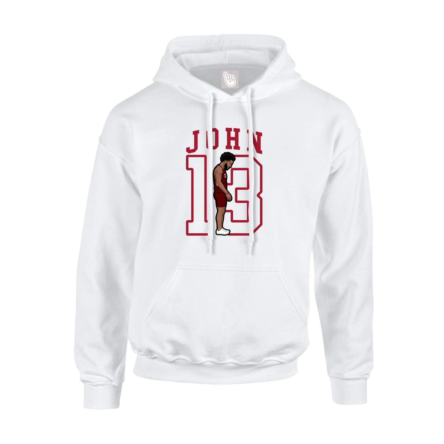 Hoodie — Shirsey in White