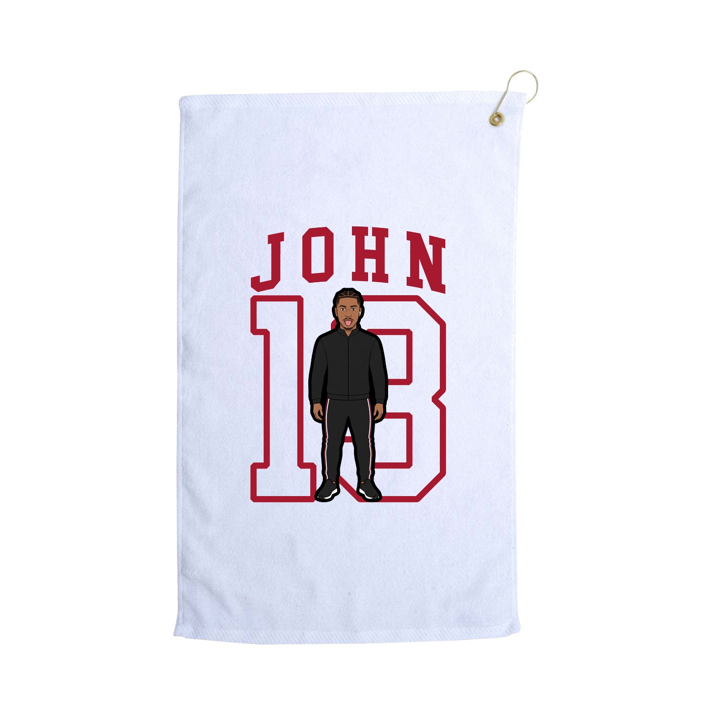 Golf Towel — Shirsey in White