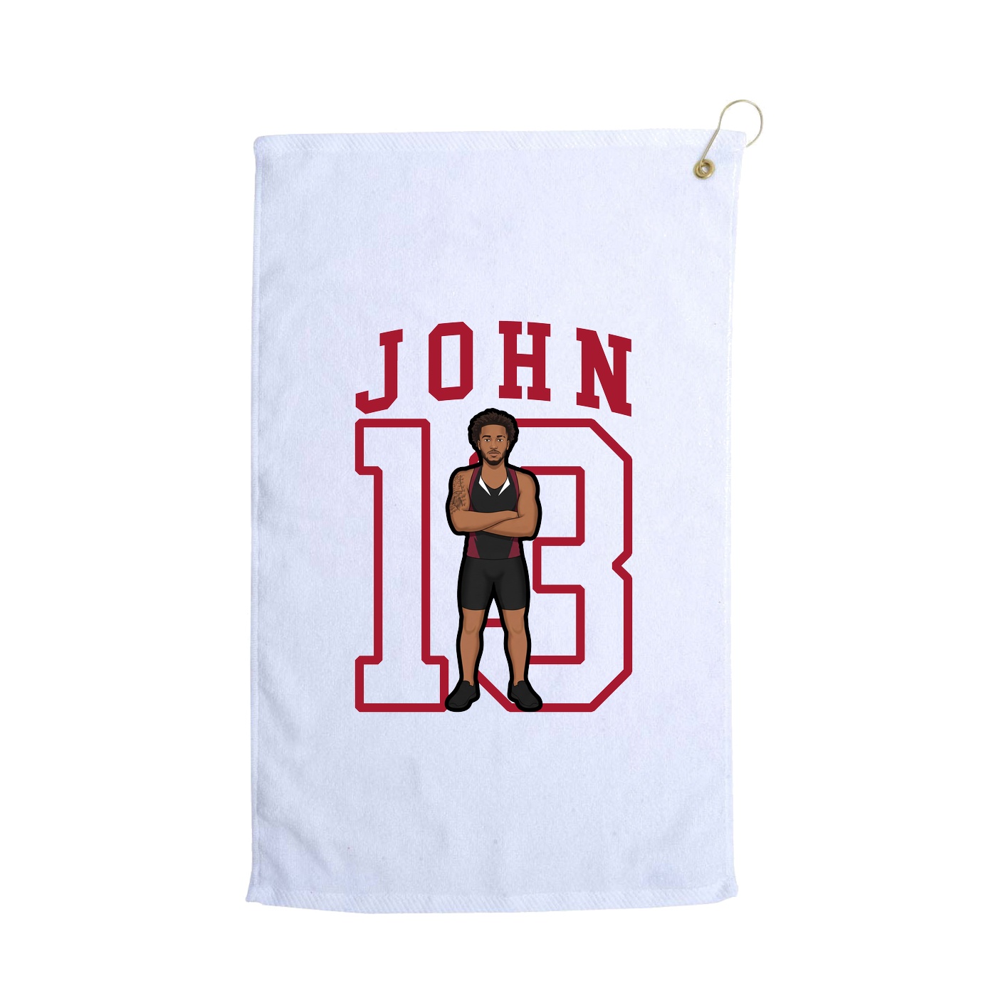 Golf Towel — Shirsey in White