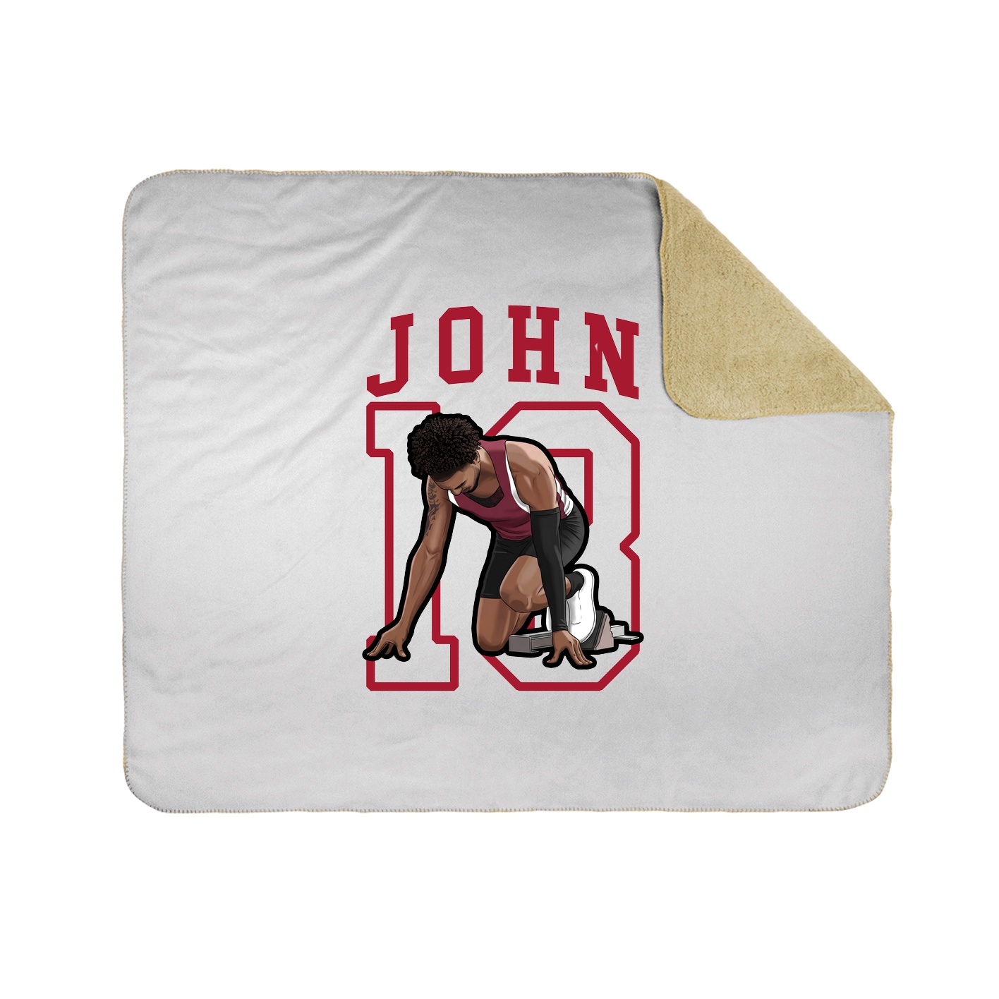 Throw Blanket — Shirsey in White