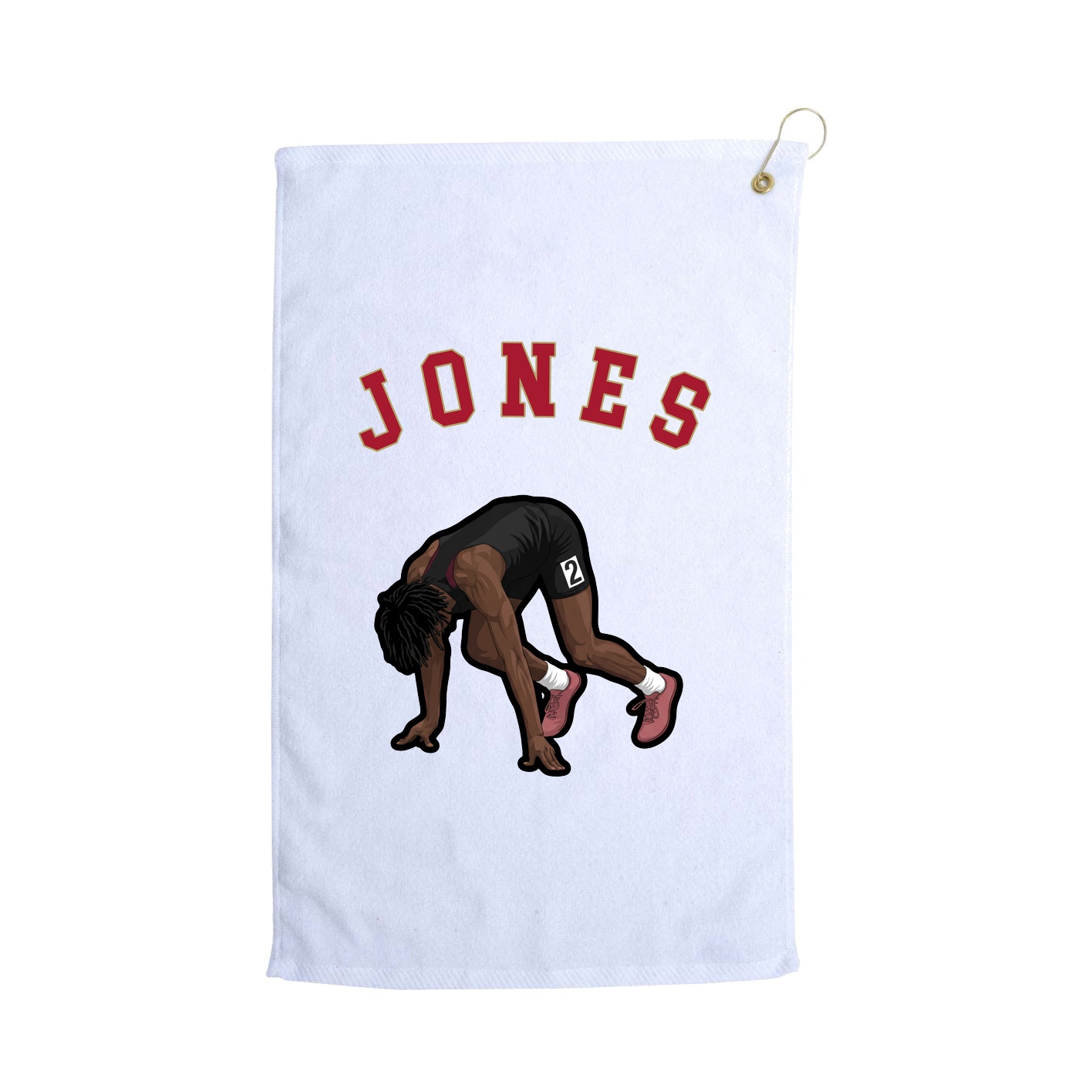 Golf Towel — Shirsey Arch in White