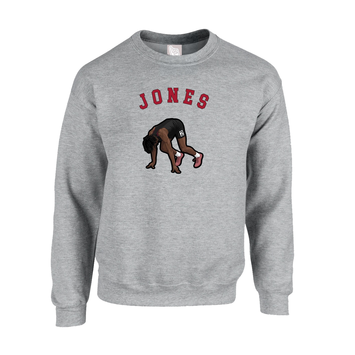 Fleece Crew — Shirsey Arch in Grey