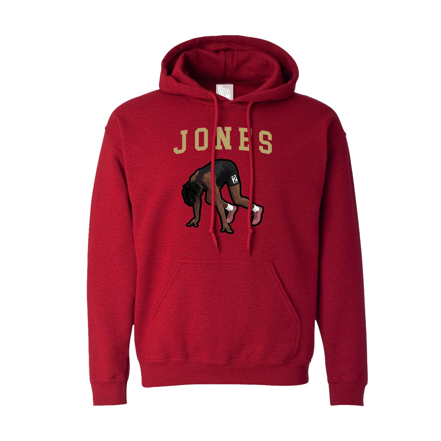 Hoodie — Shirsey in Crimson