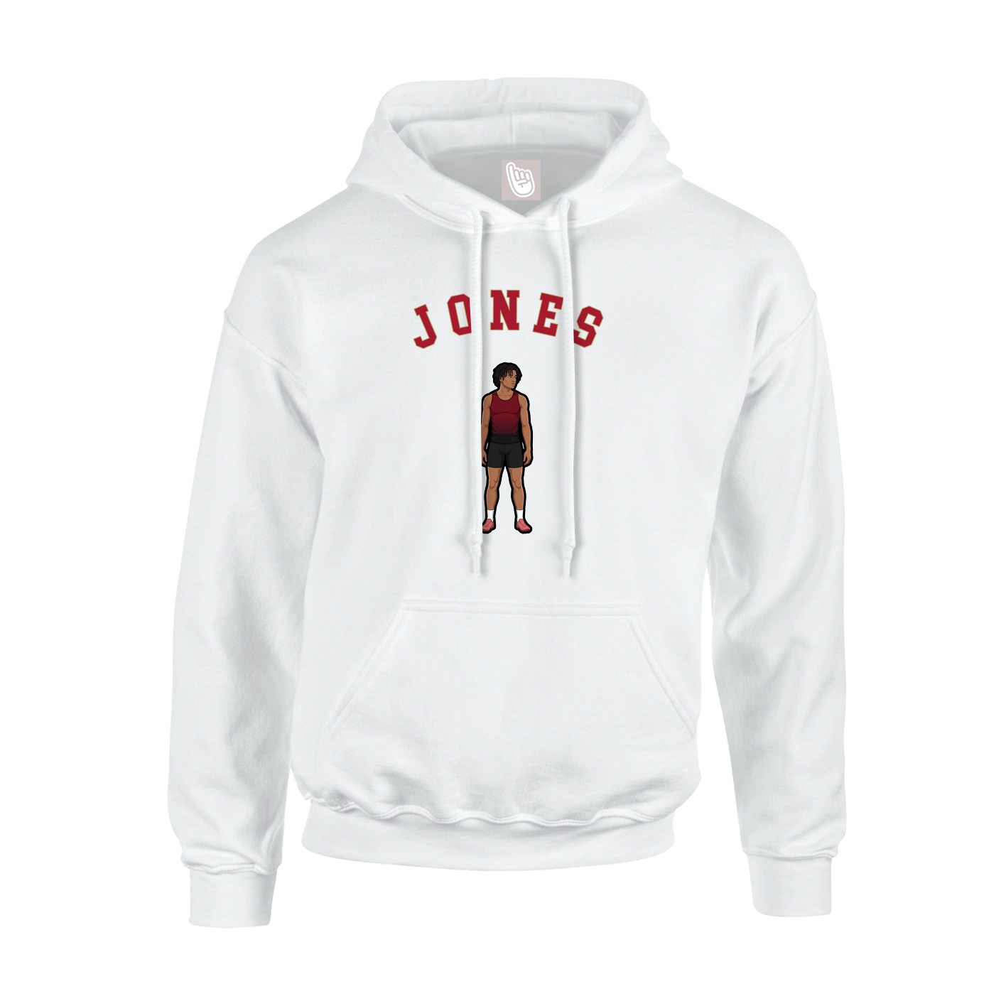 Youth Hoodie — Shirsey Arch in White