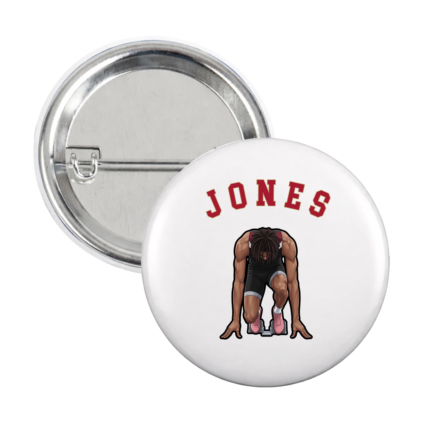 Game Day Button — Shirsey Arch in White