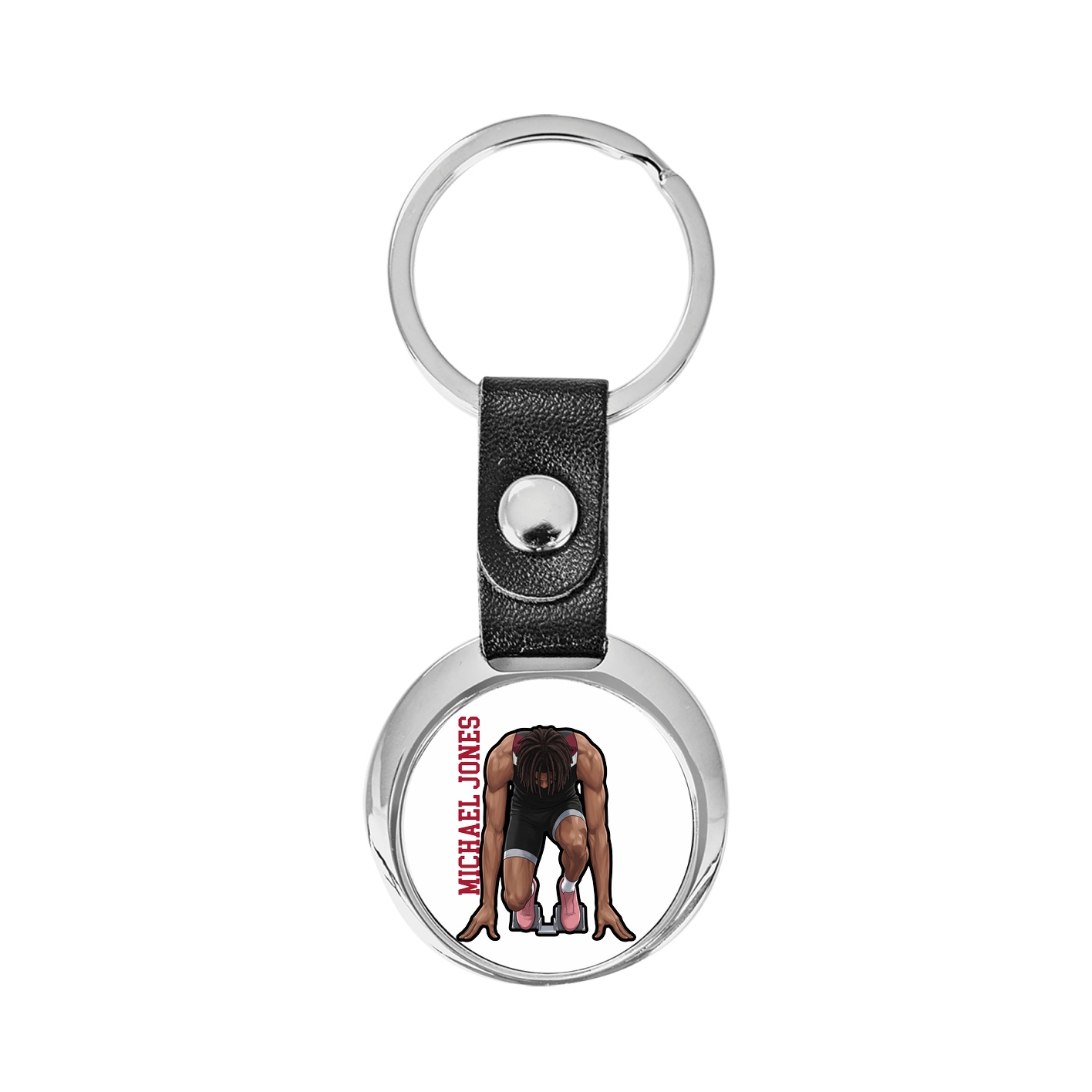 Key Chain — Name Vertical in Classic