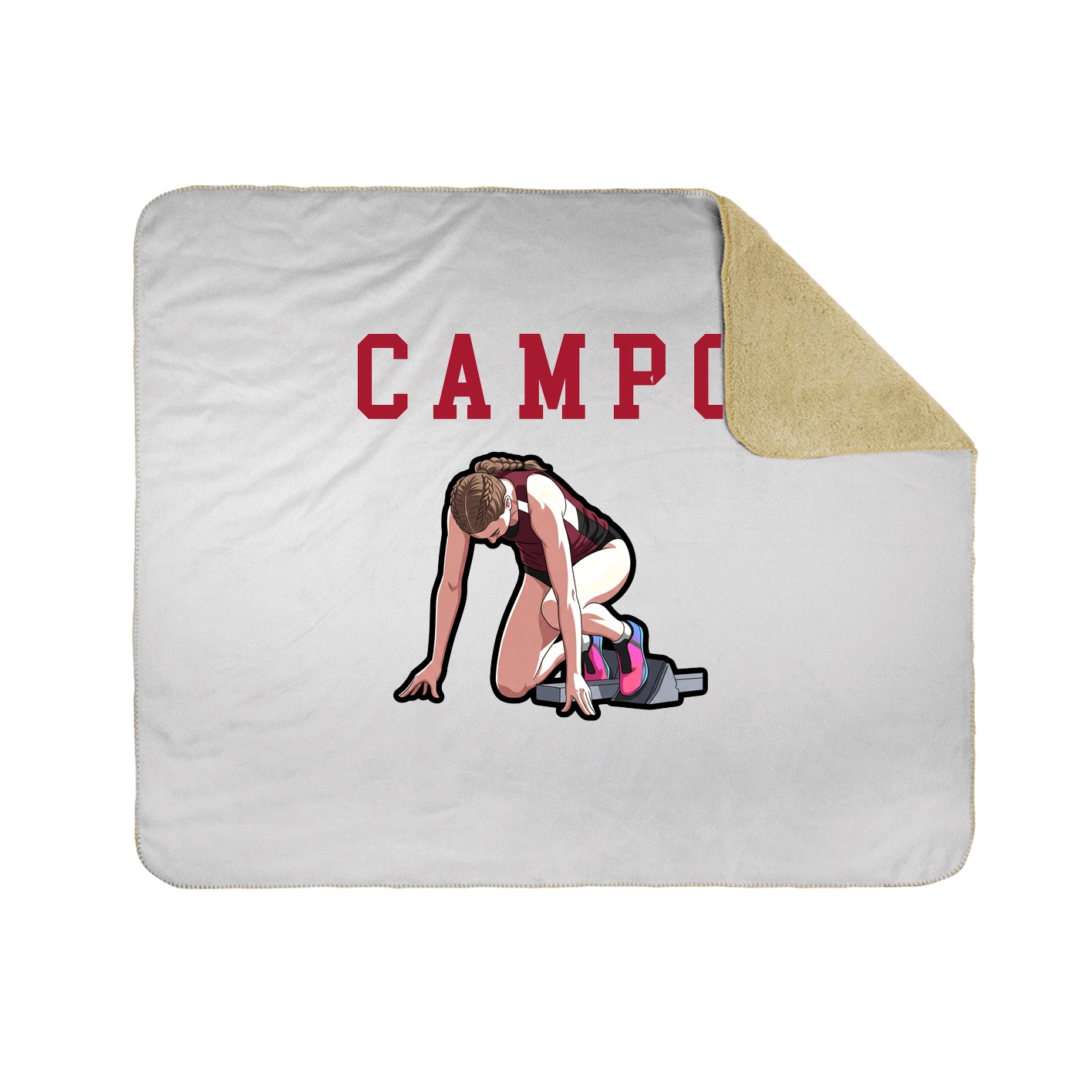 Throw Blanket — Shirsey in White