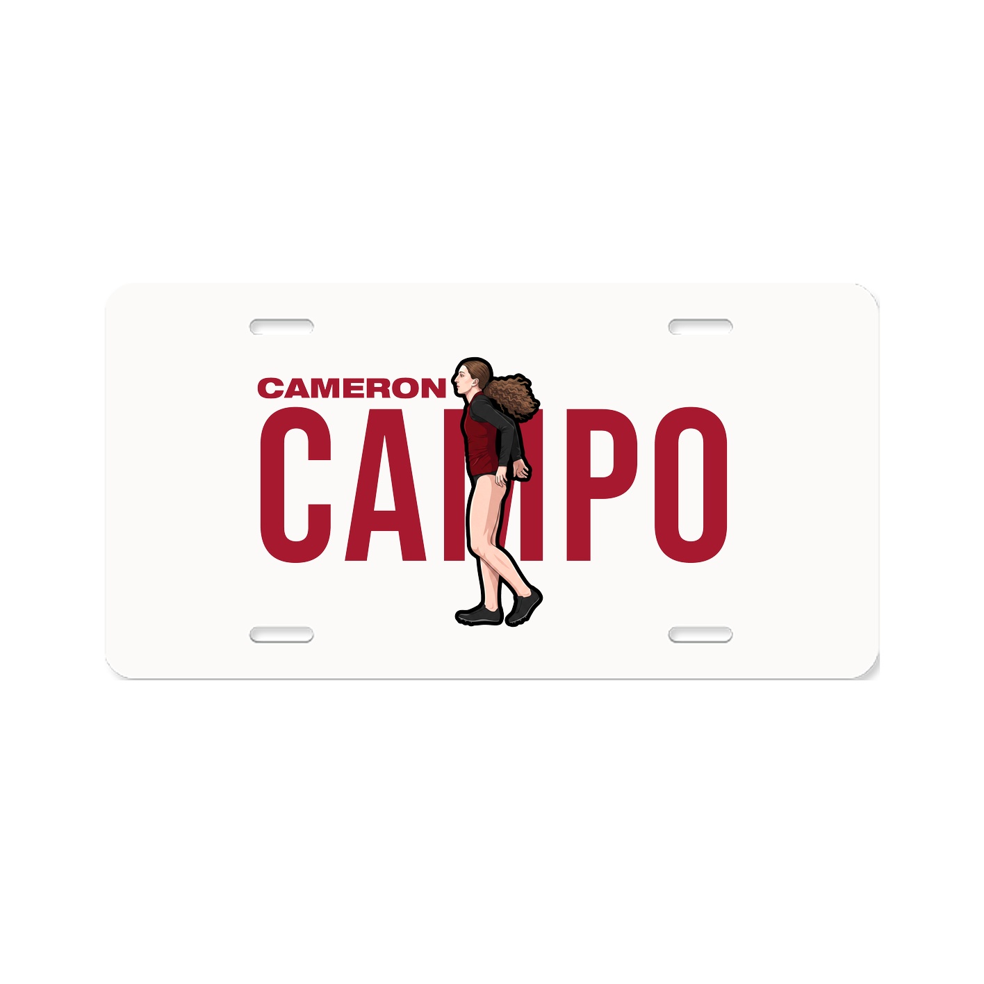 License Plate — Player Name in Classic
