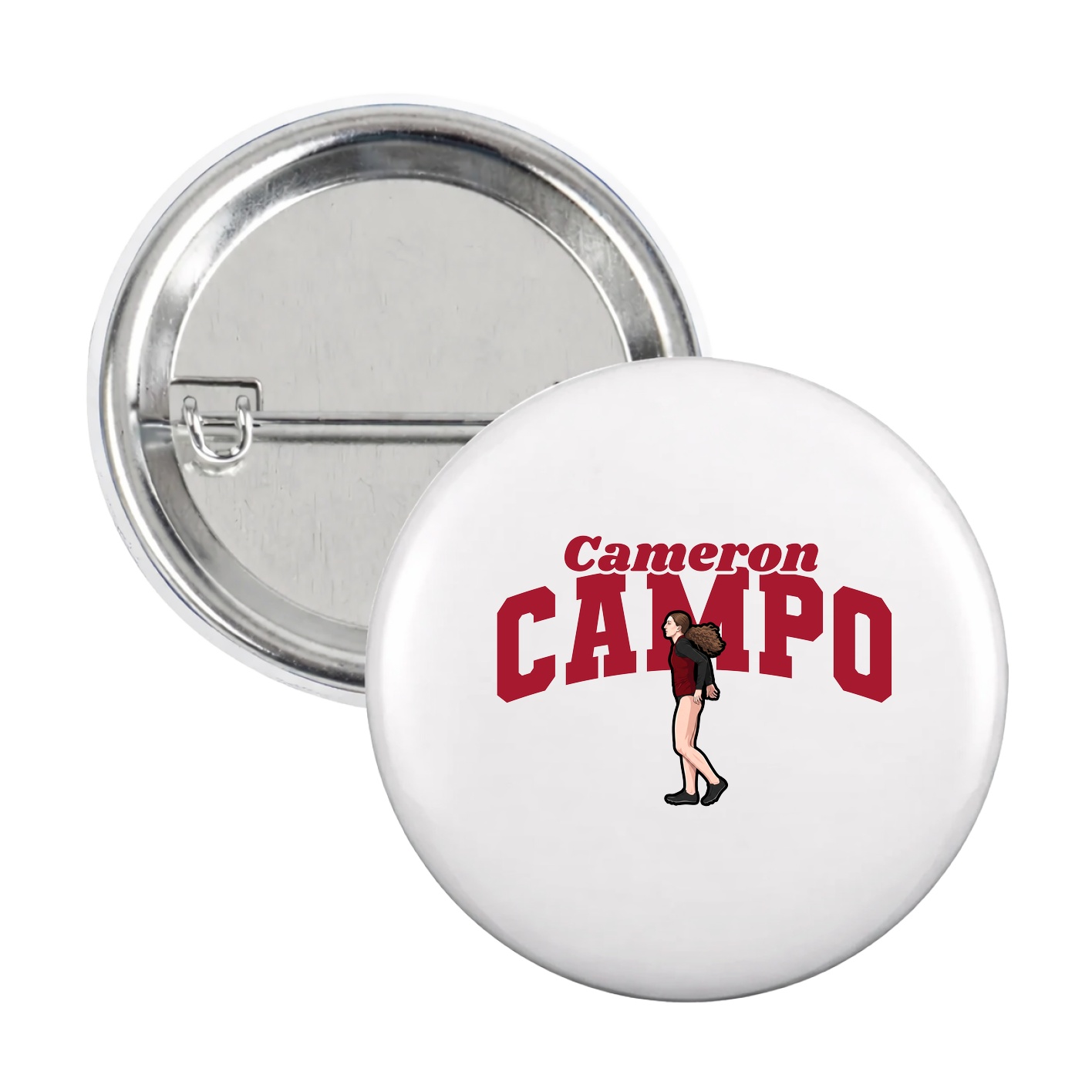 Game Day Button — Signature Arch in White