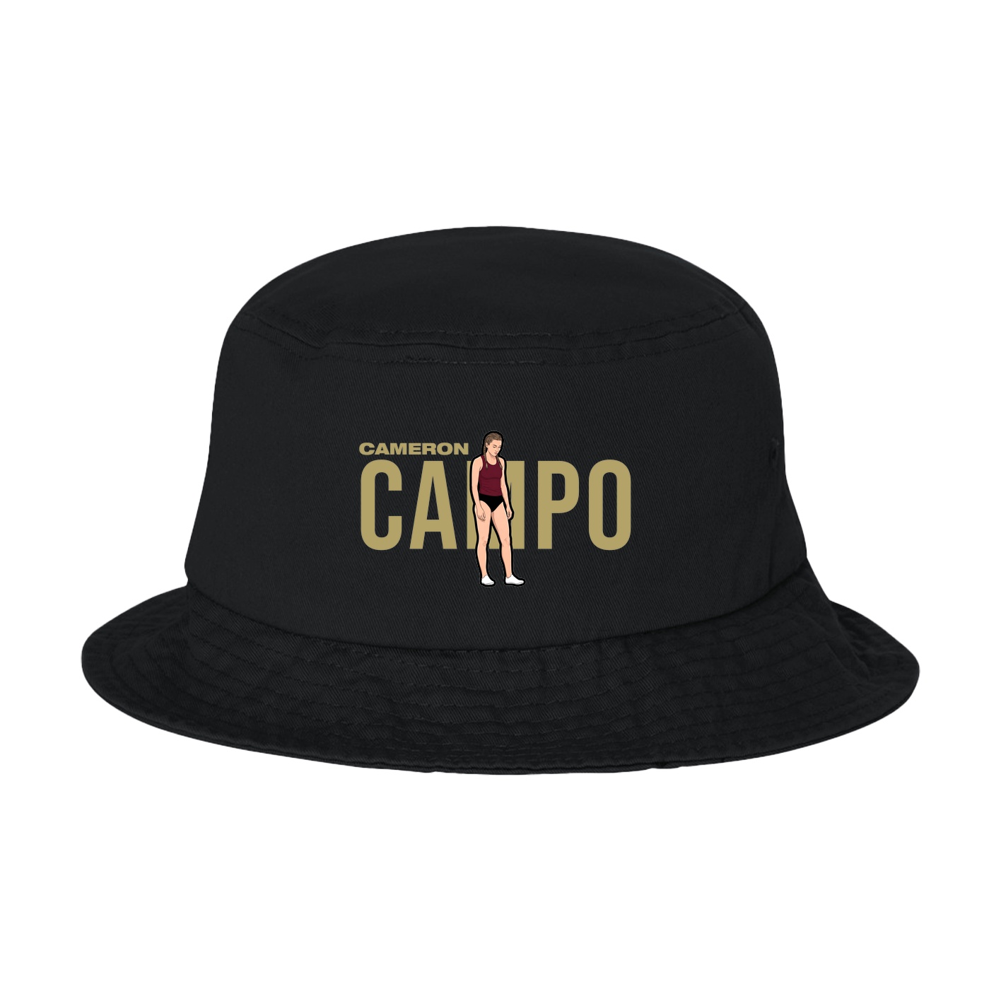 Bucket Cap — Player Name in Black