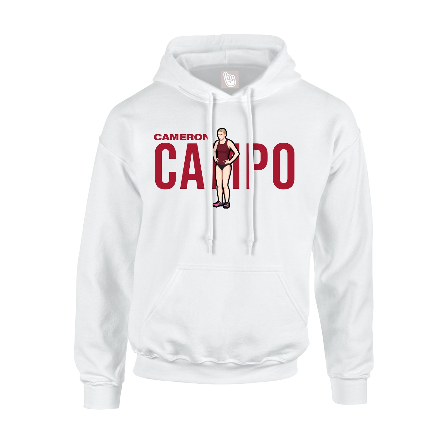 Hoodie — Player Name in White