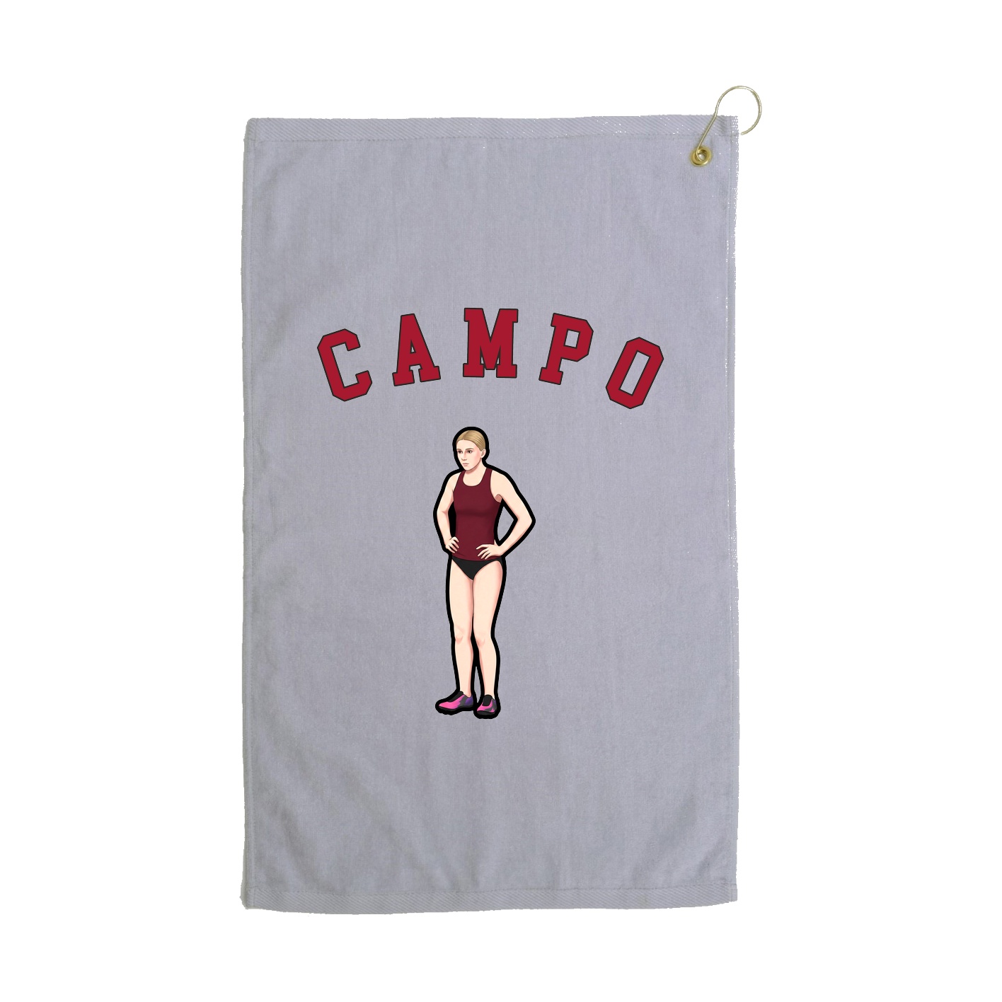 Golf Towel — Shirsey Arch in Grey
