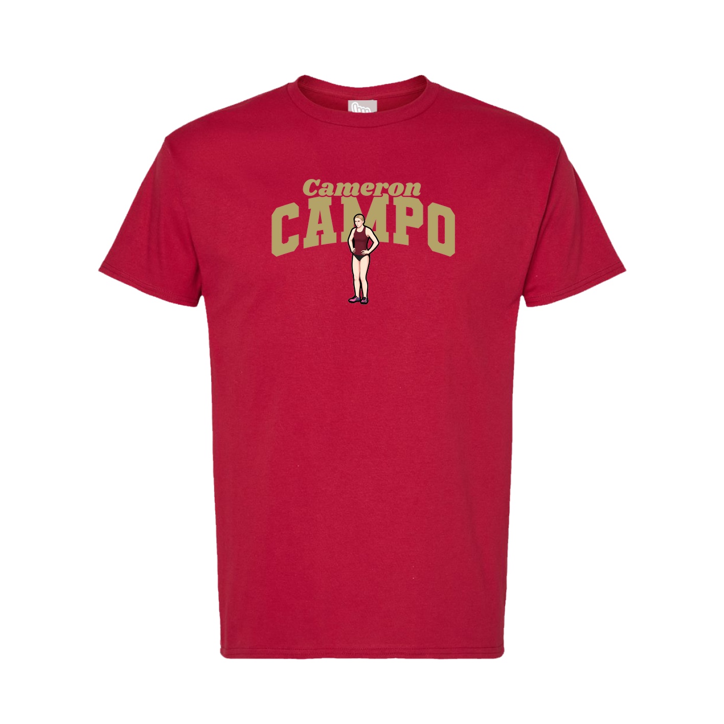 Tee — Signature Arch in Crimson