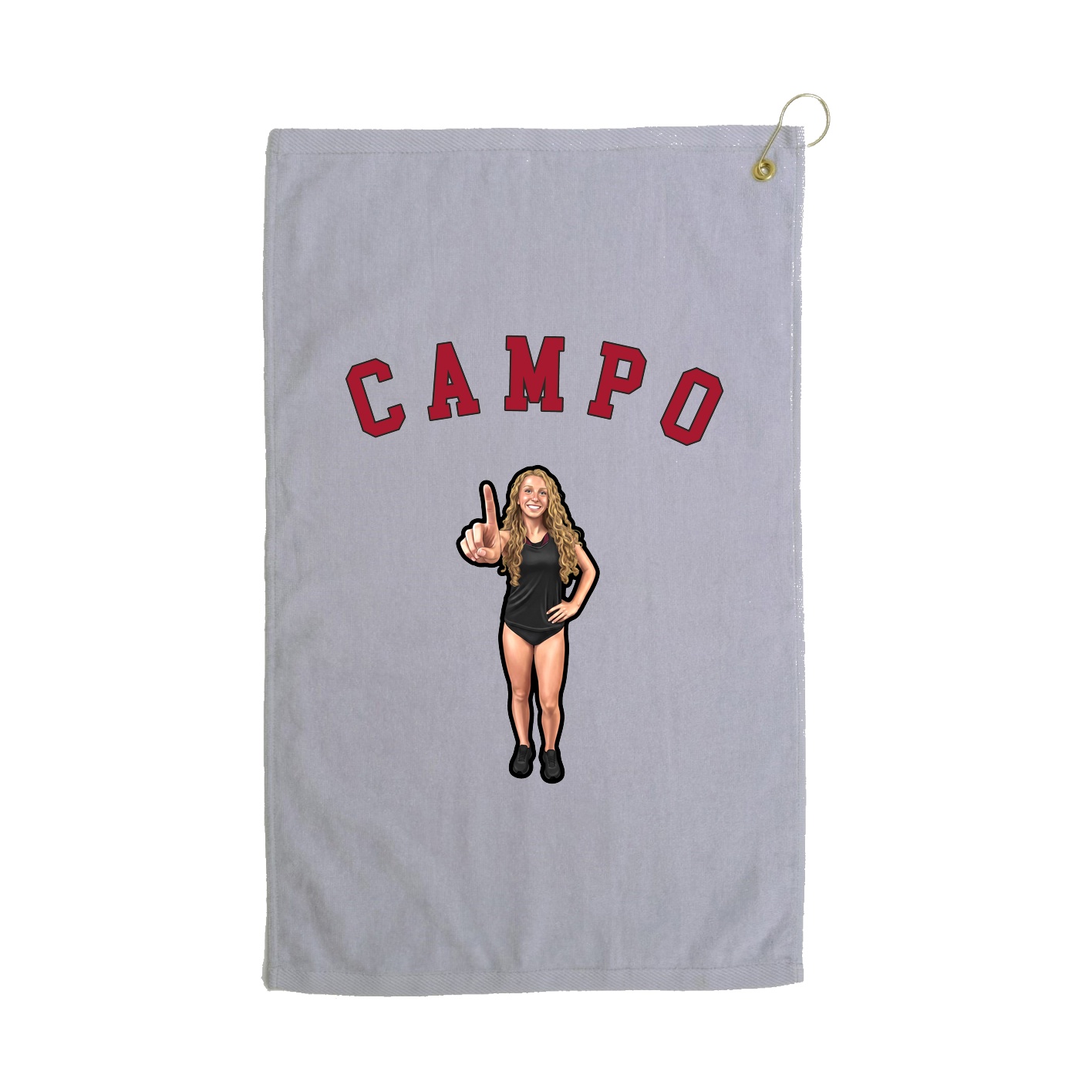 Golf Towel — Shirsey Arch in Grey